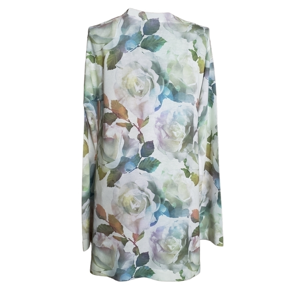 🍁Soft Surroundings Floral Tunic Top, Size XS - Picture 3 of 4